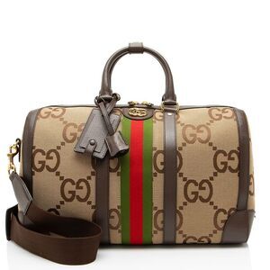 Gucci Jumbo GG Canvas Web Medium Duffle